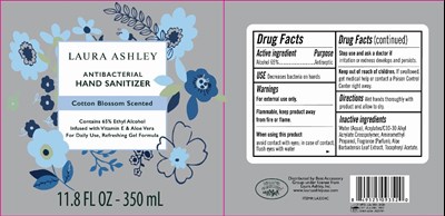 Image Description (Laura Ashley Hand Sanitizer Cotton Blossom Scented 350 mL 65 Vv)